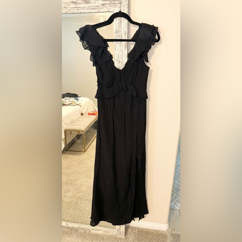 Francesca's Black Maxi Dress